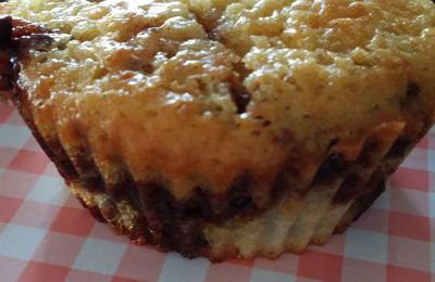 muffins a pépites choco pralin et poire