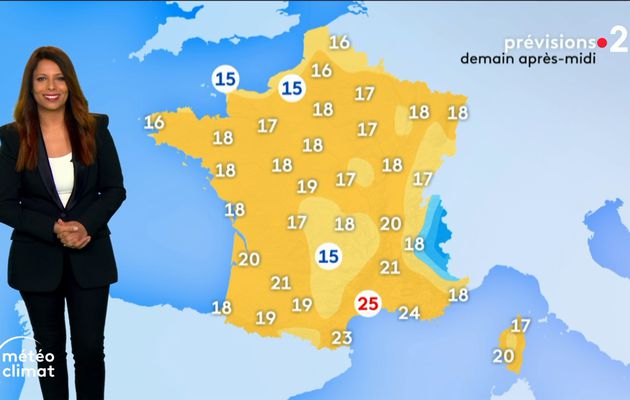 Myriam Seurat Journal Météo Climat France 2 le 30.04.2023