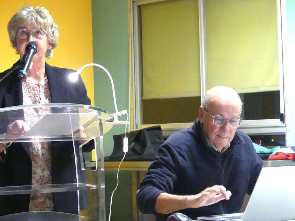 Dany, lors de son exposé et Michel à la manœuvre 