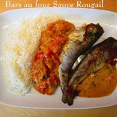 Bars au four, tomates , Sauce Rougail - Chez Mamigoz