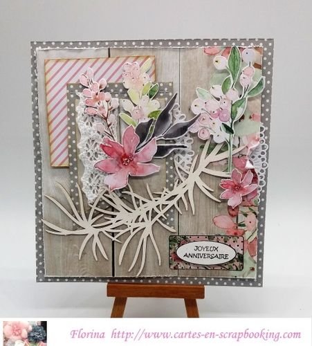 Cartes D Anniversaires Florina Cartes En Scrapbooking