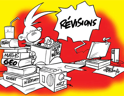 Le mot du jour: RÉVISIONS!