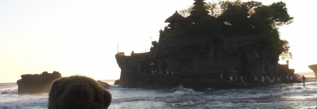 La Marmotte à Bali (Tanah lot)
