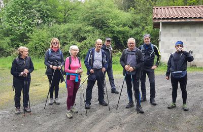 LUNDI 29 AVRIL ; MARCHE NORDIQUE ; ROCHE LA MOLIERE