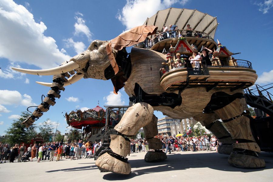 Eléphant de l'Ile de Nantes Royal de Luxe - Photos Thierry Weber Photographe La Baule Guérande