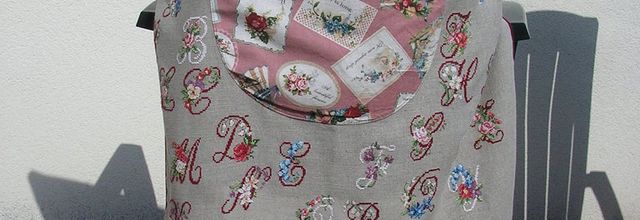 Tablier "Chromo" des Brodeuses Parisiennes