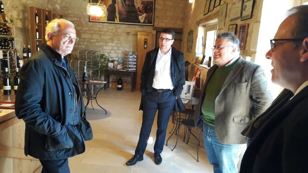 Visite de Jean Arthuis dans la Vienne le 20 Avril 2017