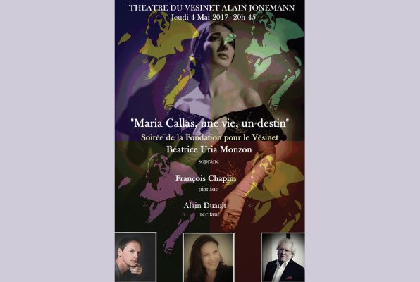 Jeudi 4 mai 2017 à 20h45 : concert d'exception au Théâtre du Vésinet