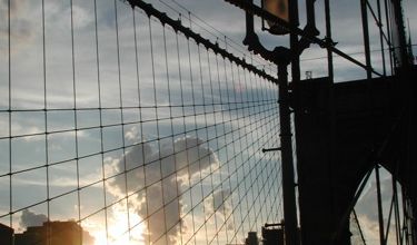 Brooklyn Bridge au coucher du soleil