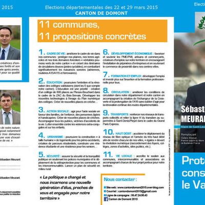 Notre programme pour notre canton 