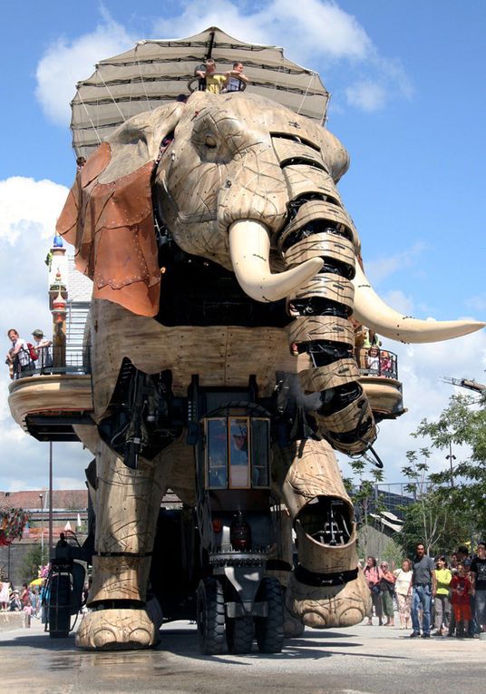 Eléphant de l'Ile de Nantes Royal de Luxe - Photos Thierry Weber Photographe La Baule Guérande