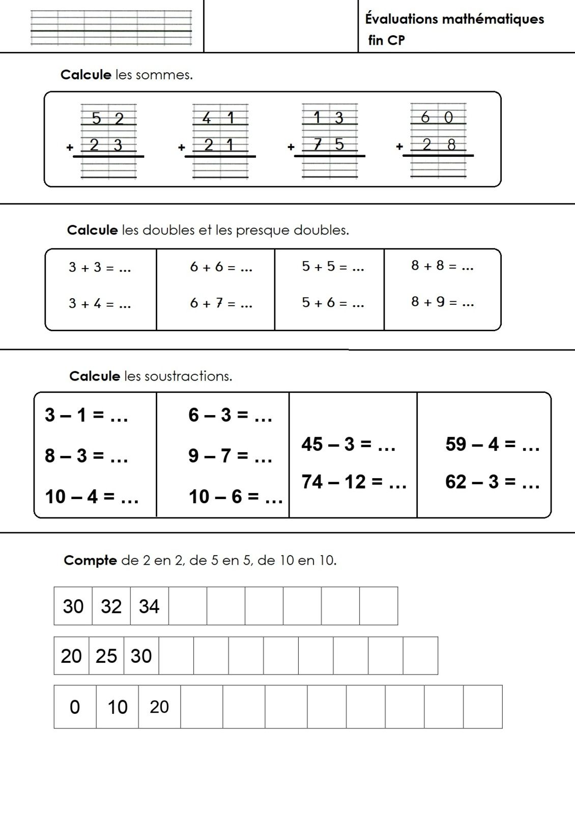 Evaluations Mathematiques Compatibles Mhm Cp Periode 5 Ecole Maternelle Gellow