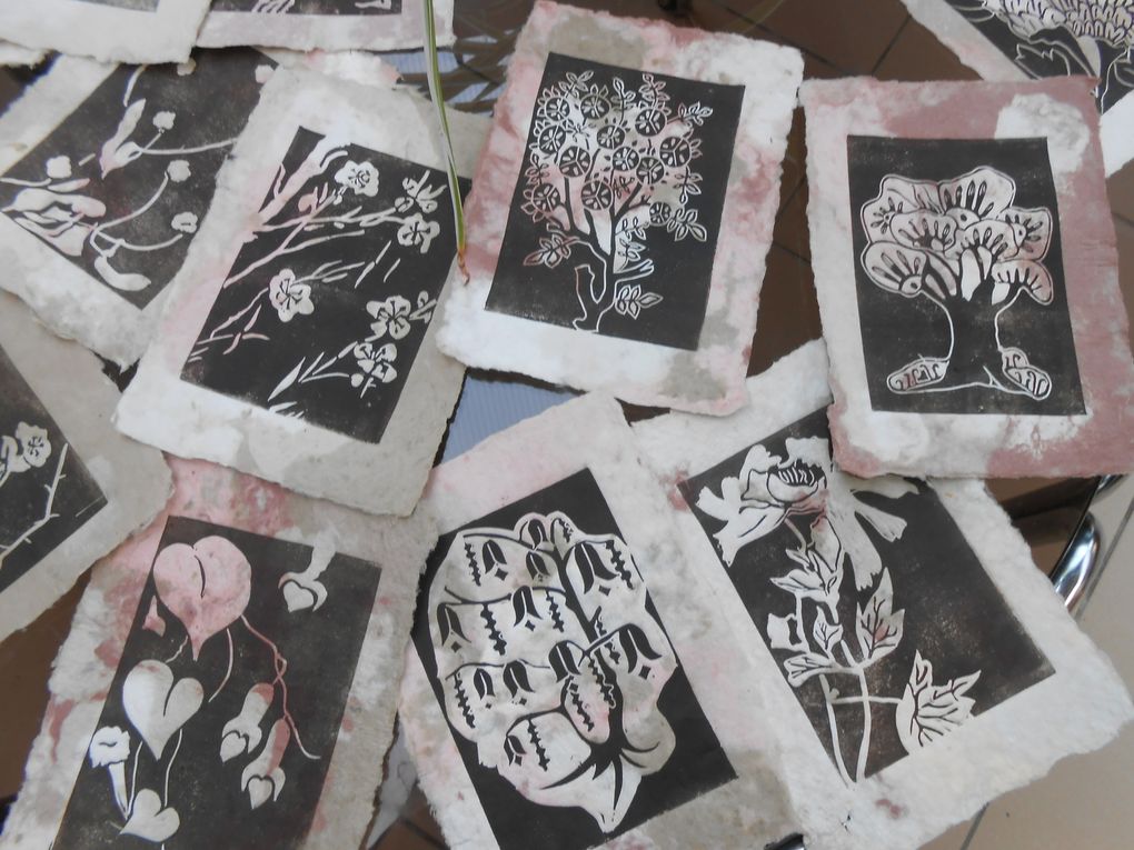 Les livres des arbres  et des fleurs, début !!!