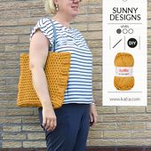 Un sac carré au crochet: suivez le patron gratuit de Sunny Design