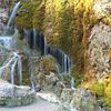 Dreimühlen - ein Wasserfall aus Kalk und Moos