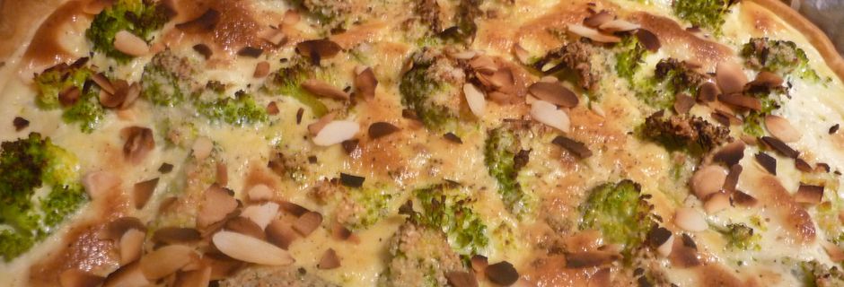 Quiche Brocolis & Amandes