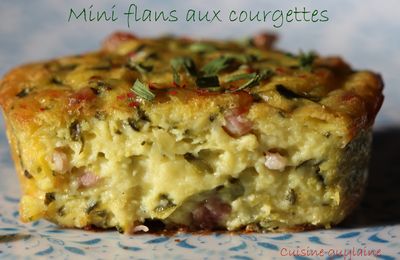 Mini flans aux courgettes