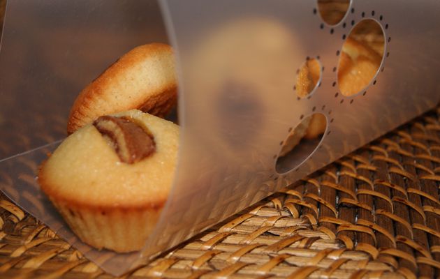 Financiers au coeur fondant tout chococaramel