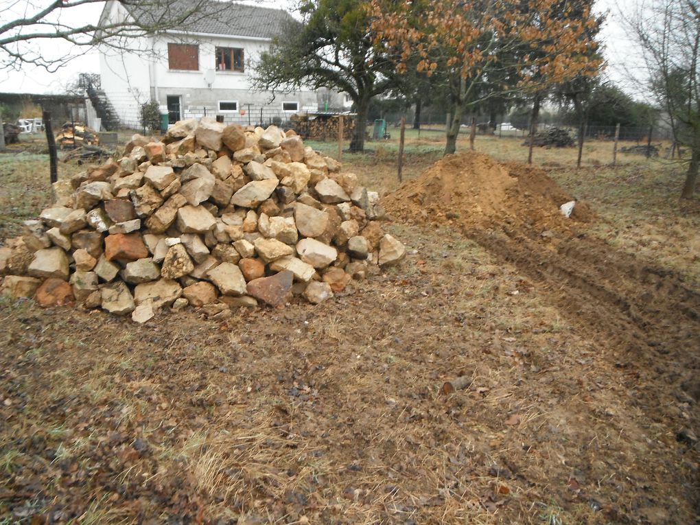 petits travaux de préparation et nettoyage pour les derniers gros oeuvre ;)