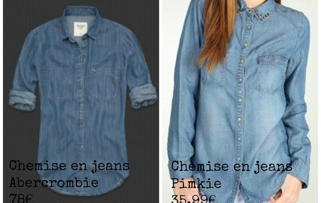 La chemise en jeans, le must-have de ce printemps.