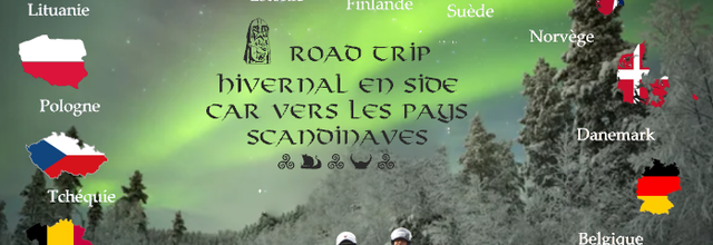 1 . Road Trip en side car à la découverte des aurores boréales dans les Pays Nordiques 1ère partie