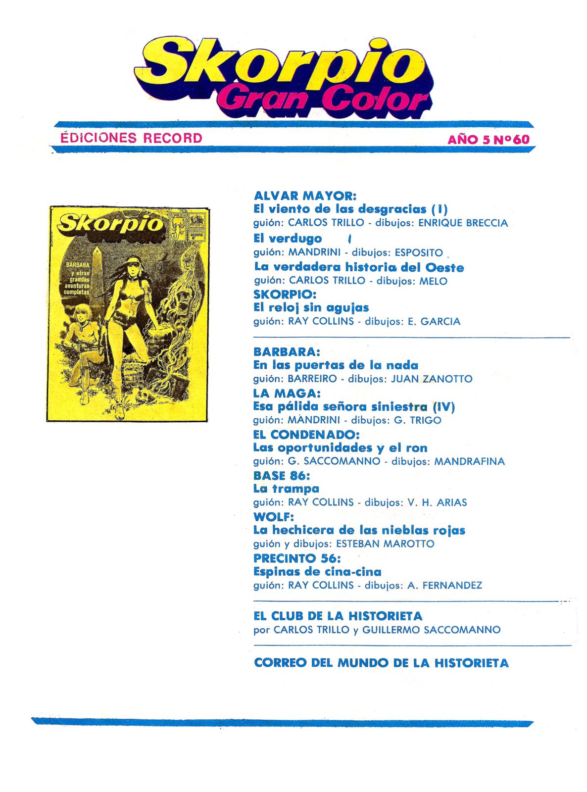 Skorpio (Edición original Argentina)...Vol...6