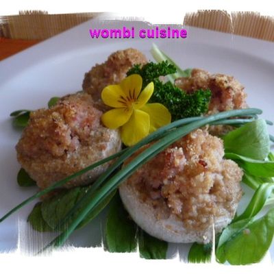 Champignons farcis