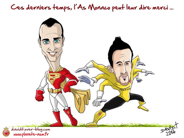 Berbatov et Subasic, super-héros de l'As Monaco