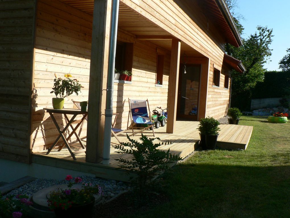 Création de la terrasse bois sur mur porteur