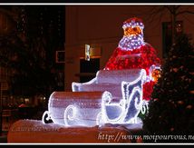 Issoire - Place du Postillon - ambiance de noel 2010