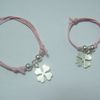 PULSERA ^TREBOL ROSA^