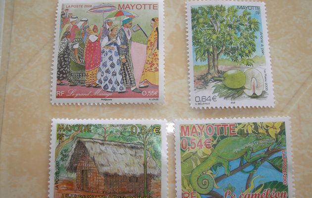 Les timbres mahorais