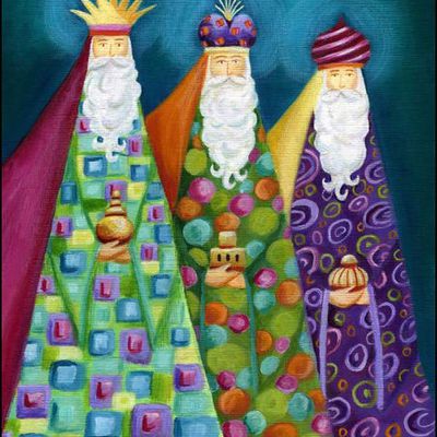 Epiphanie - Les rois mages illustrés - Ileana Oakley