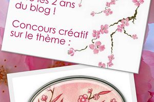 Féé-Mains :Concours créatif Cherry Blossom... (Fleur de cerisier !)