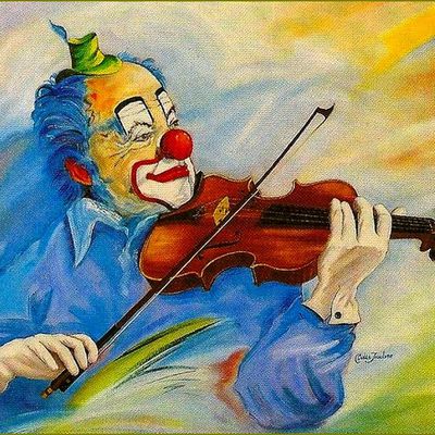 Clowns en peinture -  Didier Ioculano