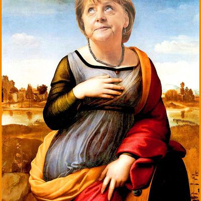 FAKE : Merkel... la Sainte Trinité !