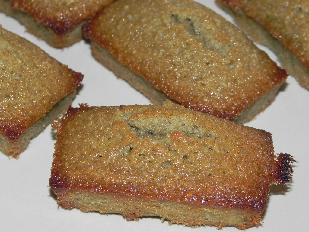 Financiers au thé Matcha