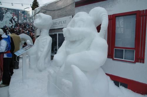 Carnaval d'hiver à Québec city