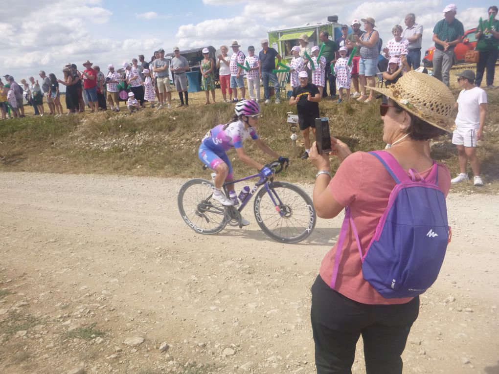 27 juillet 2022 Tour de France Féminin sur une partie du chemin de la Balade pour Jo