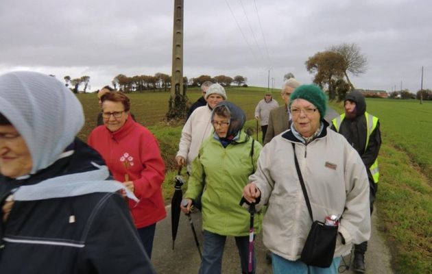 Marche à St Laurent de Plémy le 30/11/2015