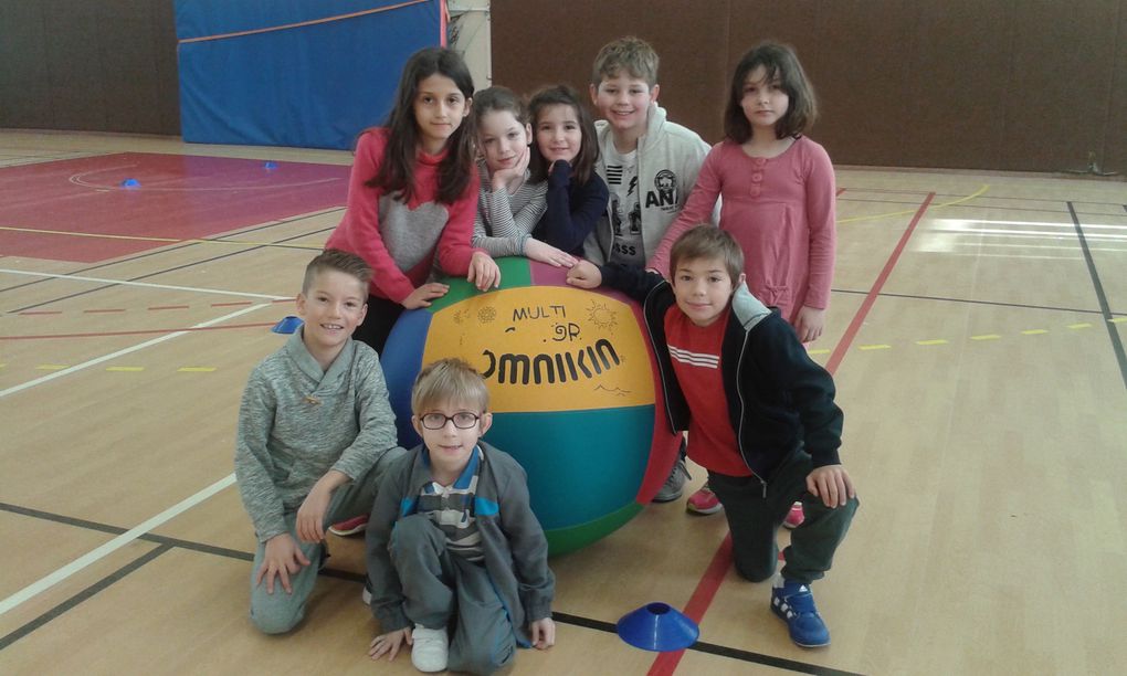 Tchoukball, Kinnball et Omnikin pour les CE2