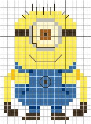 Despicable Me Minion sans point de croix graphique Sheena Rogers