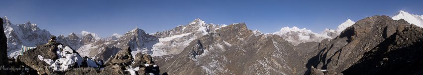 Trek réalisé en Novembre 2011 avec l'ascencion du Gokyo Peak