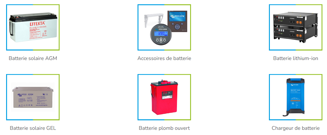 Des batteries de stockage