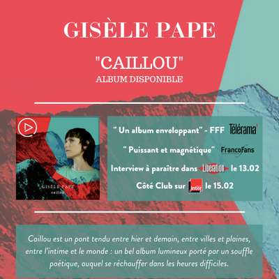 Gisèle Pape : album disponible - FFF Télérama !