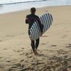 Surf sur la plage des Sables d'Olonne