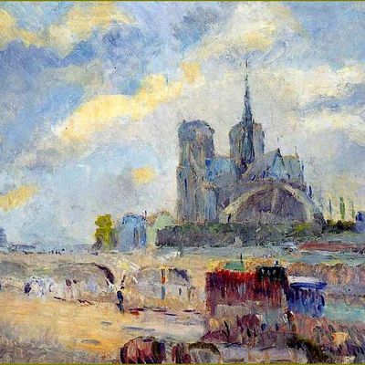 Notre Dame de Paris par les peintres -   Albert Lebourg (1849-1928)