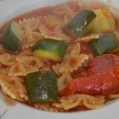 One pot farfalles courgettes recette cookeo |