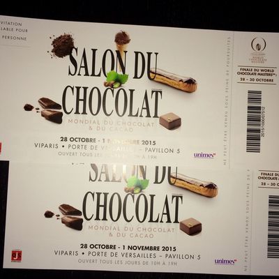Concours Salon du chocolat 2 places à gagner! 