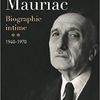 Francois Mauriac biographie intime